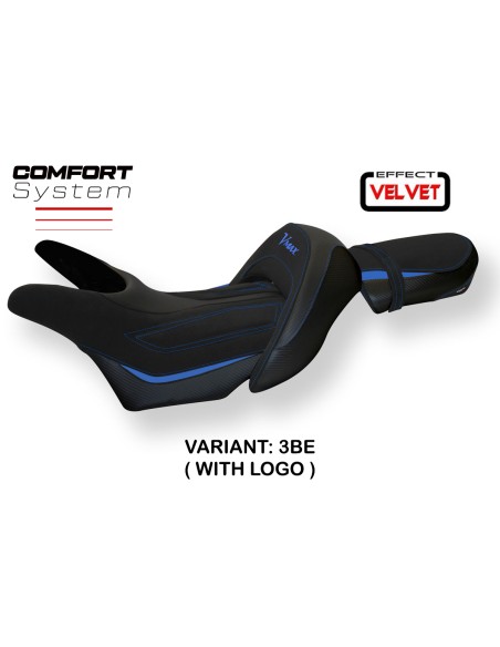 Seat cover compatible Yamaha V-Max 1700 (08-17) Odessa velvet comfort system model