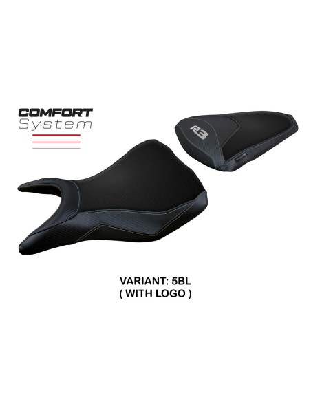 Seat cover compatible Yamaha R3 (15-23) Jesolo comfort system model