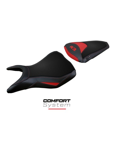 Rivestimento sella compatibile Yamaha R3 (15-23) modello Jesolo comfort system