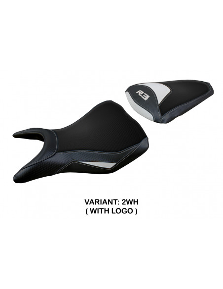 Housse de selle compatible Yamaha R3 (15-23) modèle Jesolo