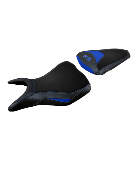 Housse de selle compatible Yamaha R3 (15-23) modèle Jesolo