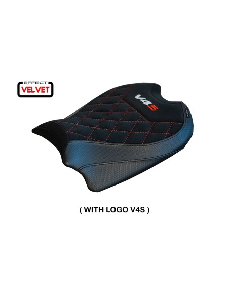 Housse de selle compatible Ducati Panigale V4 (18-22) modèle Harbin velvet