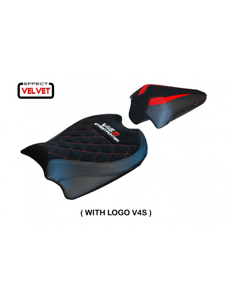 Rivestimento sella compatibile Ducati Streetfighter V4 (20-22) modello Osaka velvet