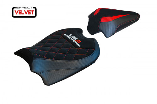 Rivestimento sella compatibile Ducati Streetfighter V4 (20-22) modello Osaka velvet