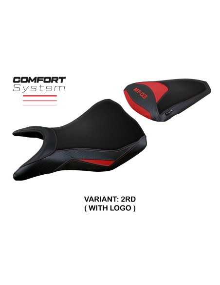 Housse de selle compatible Yamaha MT-03 (20-23) modèle Meolo comfort system