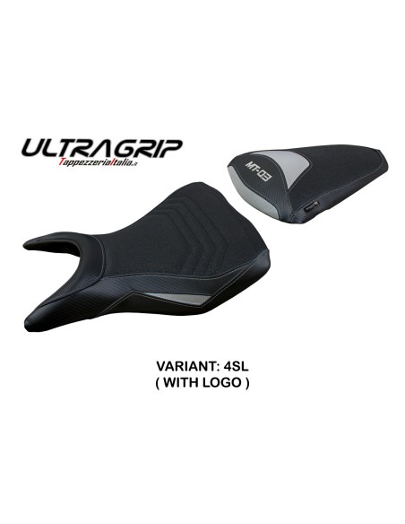 Funda de asiento compatible con Yamaha MT-03 (20-23) modelo Meolo ultragrip