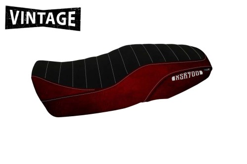 Housse de selle compatible Yamaha XSR 900 (16-21) modèle Portorico 1 Vintage
