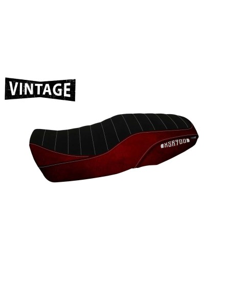Funda de asiento compatible con Yamaha XSR 900 (16-21) modelo Puerto Rico 1 Vintage