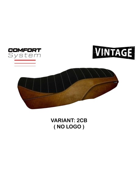 Housse de selle compatible Yamaha XSR 900 (16-21) modèle Portorico 1 comfort system Vintage