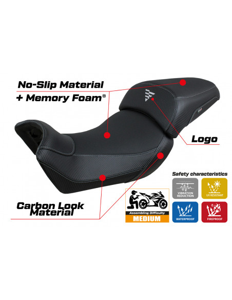 Sitzbezug kompatibel Voge Valico 650 DS (21-23) Modell Rukla comfort system