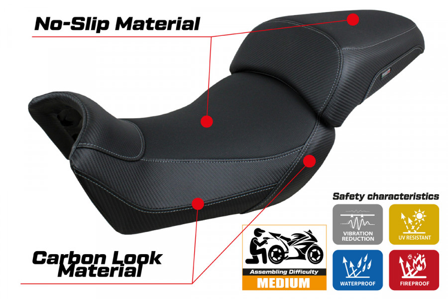 Seat cover compatible Voge Valico 650 DS (21-23) Rukla model