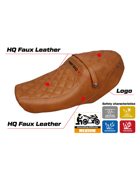 Seat cover compatible Yamaha XSR 900 (22-23) Adeje model