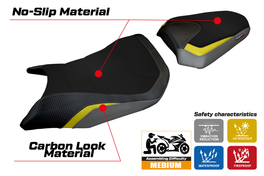 Rivestimento sella compatibile Honda CB 750 Hornet (2023) modello Toyama Special Color