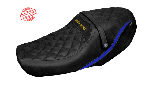 Housse de selle compatible Yamaha XSR 900 (22-23) modèle Adeje special color