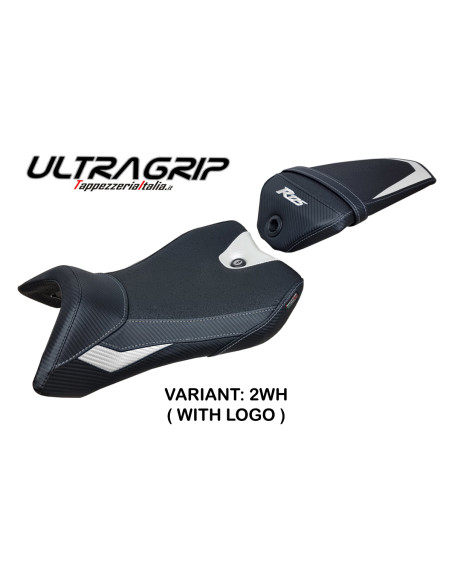Housse de selle compatible Yamaha R125 (16-18) modèle Nashik Ultragrip