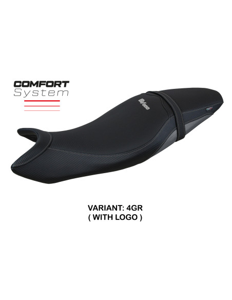 Housse de selle compatible Suzuki SV 650 (16-23) modèle Shibuya Comfort System