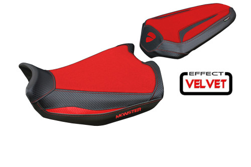 Seat cover compatible Ducati Monster 937 (21-23) Linosa Velvet model