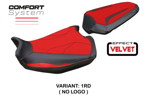 Funda de asiento compatible Ducati Monster 937 (21-23) modelo Linosa Velvet Comfort System 2