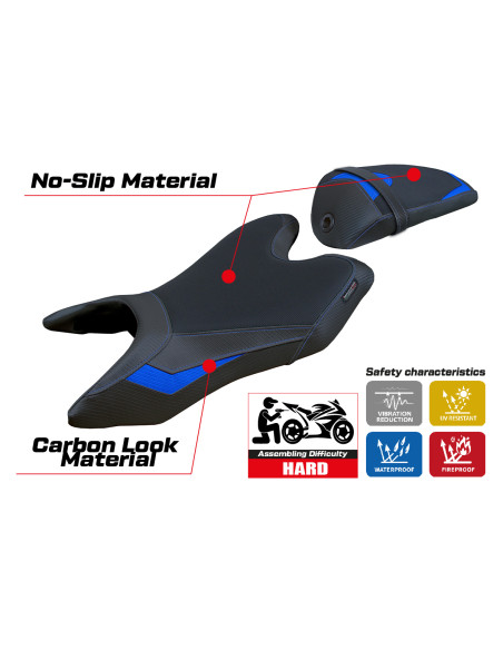Seat cover compatible Yamaha R125 (19-23) Aswhy model