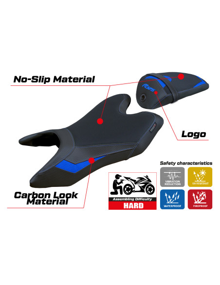 Seat cover compatible Yamaha R125 (19-23) Aswhy model