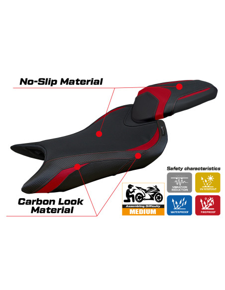 Seat cover compatible - Triumph Street Triple 765 2023-2025 - mod Norwich