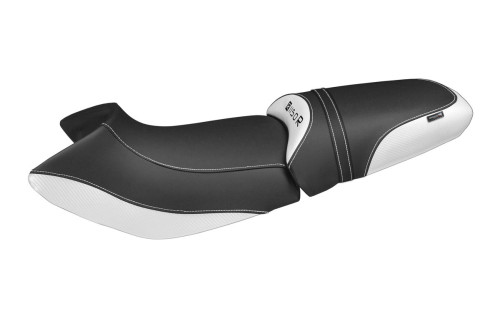 Housse de selle compatible BMW R 1150 R (00-07) modèle Massimo carbon color