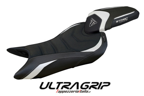 Housse de selle compatible - Triumph Street Triple 765 2023-2025 - mod Norwich Ultragrip