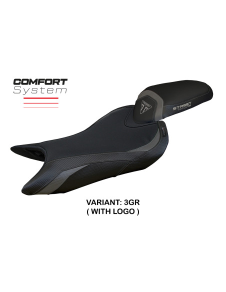 Funda de asiento compatible - Triumph Street Triple 765 2023-2025 - mod Sarzana Comfort System