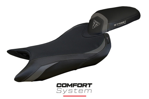 Housse de selle compatible - Triumph Street Triple 765 2023-2025 - mod Norwich Comfort System