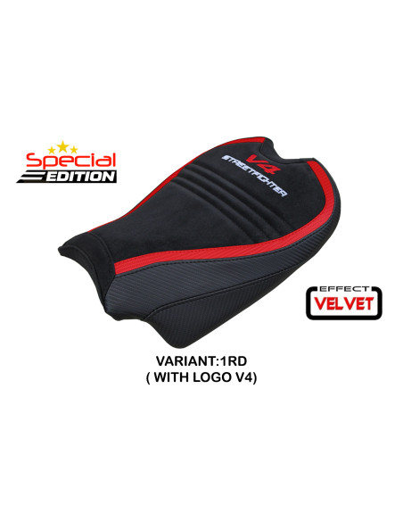 Rivestimento sella compatibile - Ducati Streetfighter V4 2020 - 2024 - mod Areion Velvet Special Edition