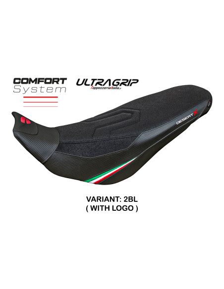 Housse de selle compatible - Ducati Desert-X Rally 2022-2025 - mod Keren Ultragrip Comfort System