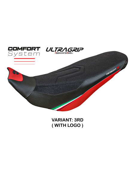 Seat cover compatible - Ducati Desert-X Rally 2022-2025 - mod Keren Ultragrip Comfort System