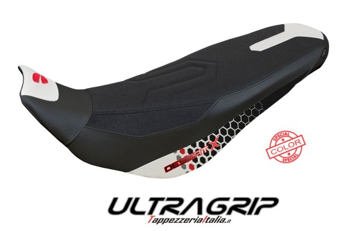 Funda de asiento compatible - Ducati Desert-X Rally 2022-2025 - mod Eriba Special Color Ultragrip