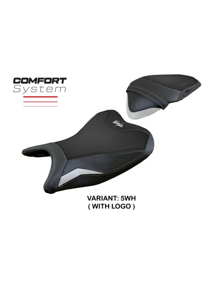 Rivestimento sella compatibile - Kawasaki Ninja 400 2018 - 2023 - mod Ribera Comfort System