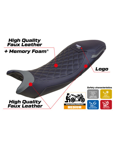 Sitzbezug kompatibel - Triumph Tiger 660 2021-2025 - mod Derry Comfort System Special Edition