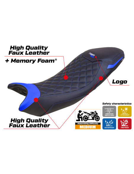 Sitzbezug kompatibel - Triumph Tiger 660 2021-2025 - mod Derry Comfort System Special Edition