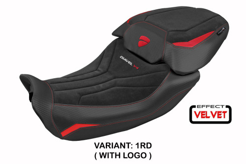 Funda de asiento compatible - Ducati Diavel V4 2023-2025 - mod Diablo Velvet 2