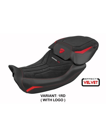 Funda de asiento compatible - Ducati Diavel V4 2023-2025 - mod Diablo Velvet