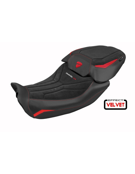 Seat cover compatible - Ducati Diavel V4 2023-2025 - mod Diablo Velvet
