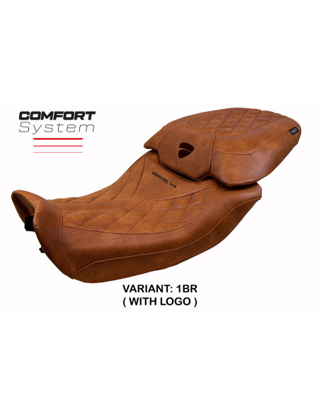 Seat cover compatible - Ducati Diavel V4 2023-2025 - mod Diablo Class Comfort System
