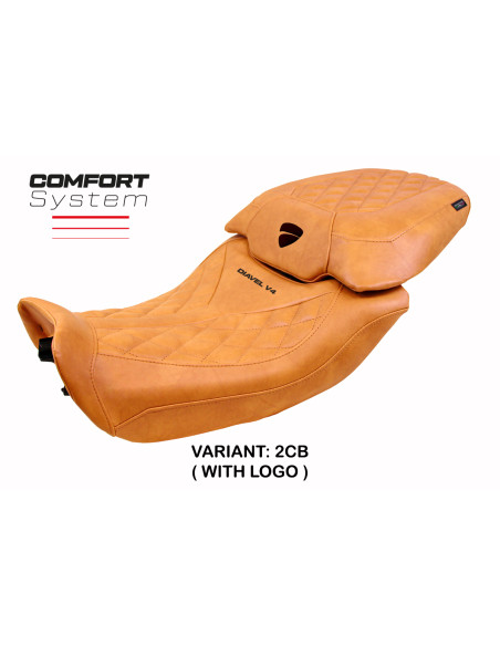 Funda de asiento compatible - Ducati Diavel V4 2023-2025 - mod Diablo Class Comfort System