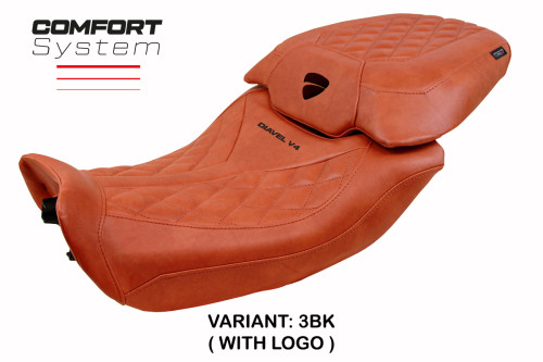 Rivestimento sella compatibile - Ducati Diavel V4 2023-2025 - mod Diablo Class Comfort System 2