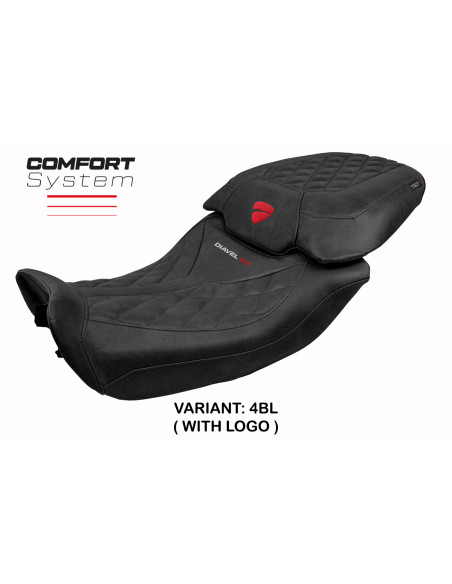 Rivestimento sella compatibile - Ducati Diavel V4 2023-2025 - mod Diablo Class Comfort System