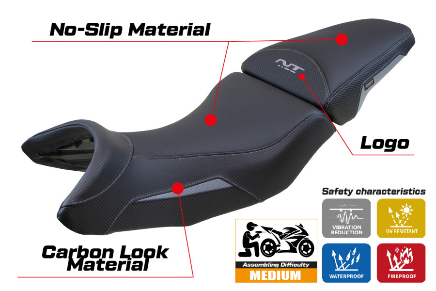 Rivestimento sella compatibile - Honda NT 1100 2021-2026 - mod Miyagi