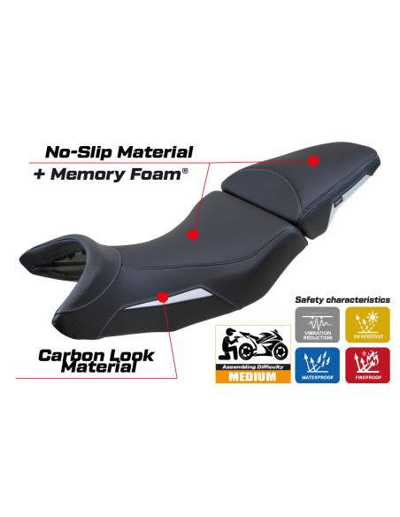 Funda de asiento compatible - Honda NT 1100 2021-2025 - mod Miyagi Comfort System