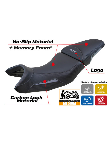 Sitzbezug kompatibel - Honda Africa NT 1100 2021-2025 - mod Miyagi Comfort System