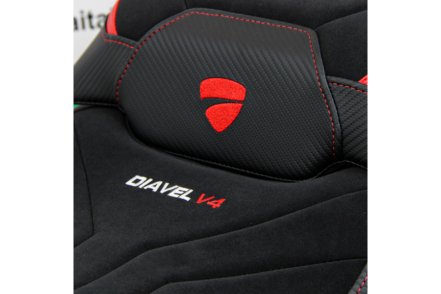 Housse de selle compatible - Ducati Diavel V4 2023-2026 - mod Diablo Velvet
