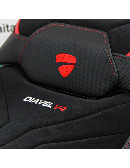 Housse de selle compatible - Ducati Diavel V4 2023-2025 - mod Diablo Velvet