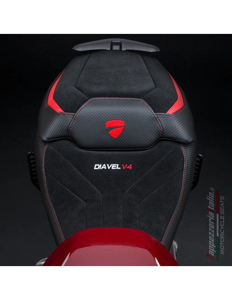Seat cover compatible - Ducati Diavel V4 2023-2025 - mod Diablo Velvet