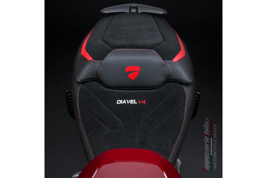 Funda de asiento compatible - Ducati Diavel V4 2023-2026 - mod Diablo Velvet Comfort System